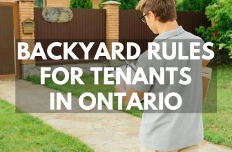 Backyard Rules for Tenants Ontario